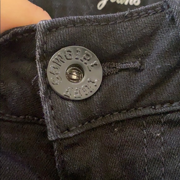 Cowgirl Tuff Just Tuff Black Trousers - Picture 9 of 12